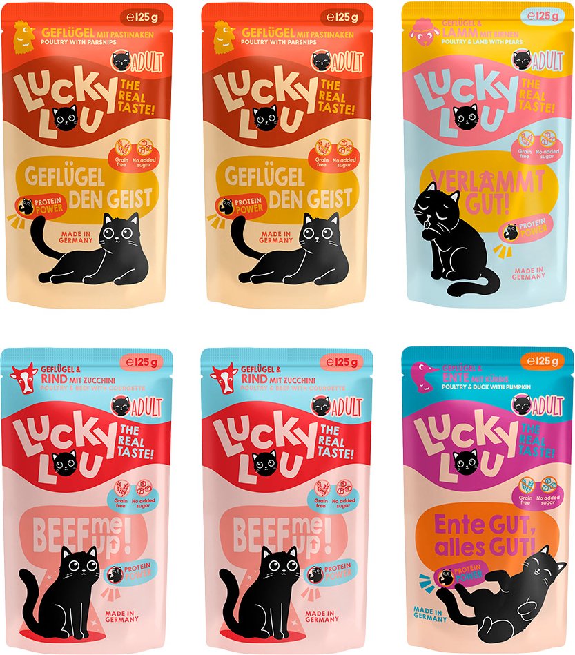 Lucky Lou Adult Probiermix 6 x 125 g - Tasty-Mix