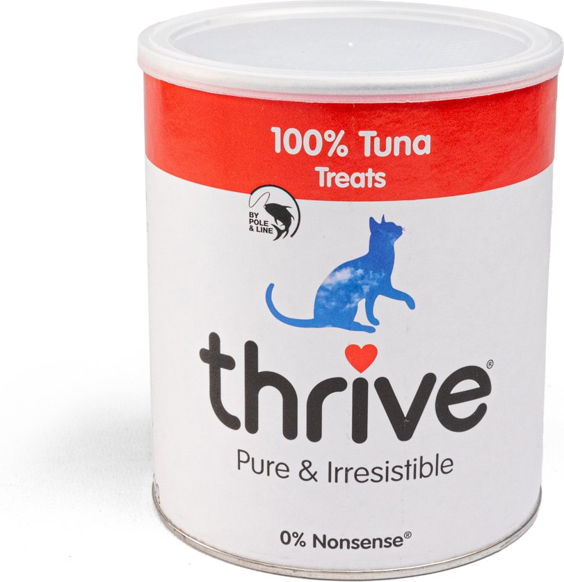 Thrive! Gefriergetrocknete Snacks Maxi Tube Thunfisch - Sparpaket 2 x 180 g