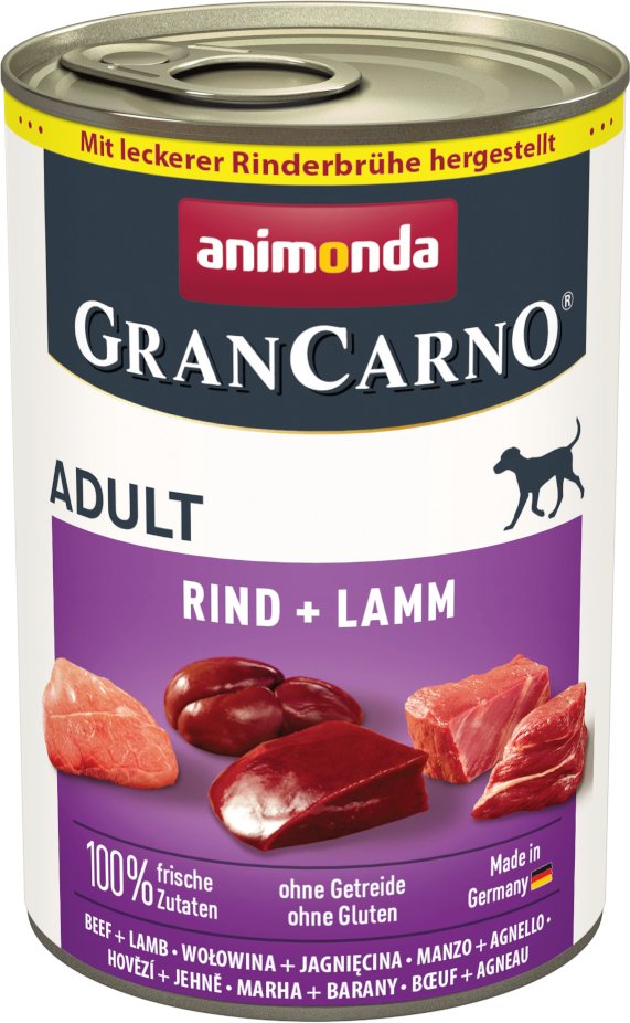 animonda GranCarno Original Adult 6 x 400 g - Rind + Lamm