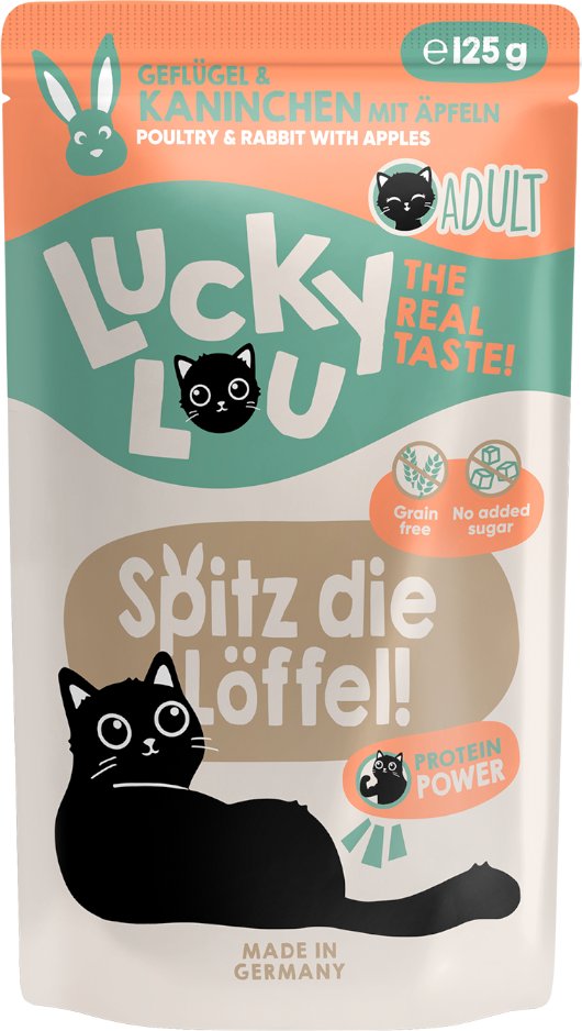 Sparpaket Lucky Lou Adult 48 x 125 g - Geflügel & Kaninchen