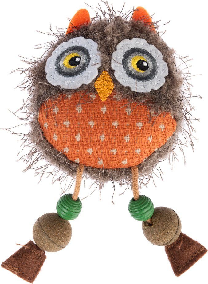 TIAKI Happy Owl mit Katzenminze - 1 Stück