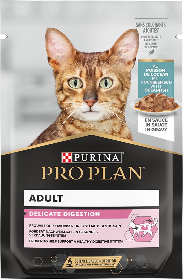PURINA PRO PLAN Cat Adult Delicate Digestion 6 x 85 g - Hochseefisch