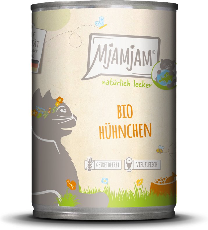 MjAMjAM Bio Natürlich Lecker 6 x 400 g - Bio-Huhn