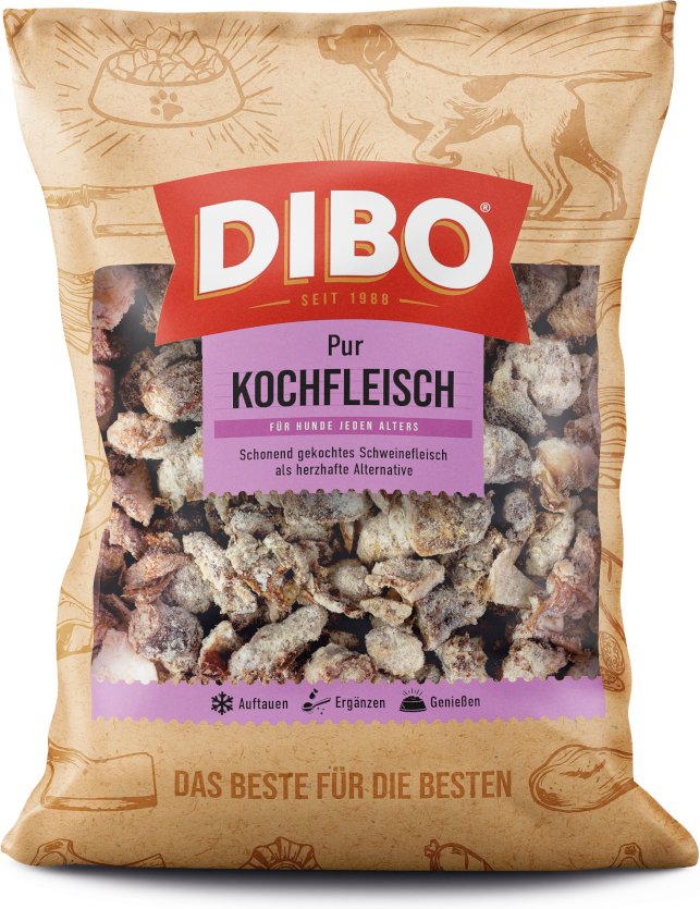 DIBO Frostfutter Kochfleisch Schwein - 5 x 2000 g