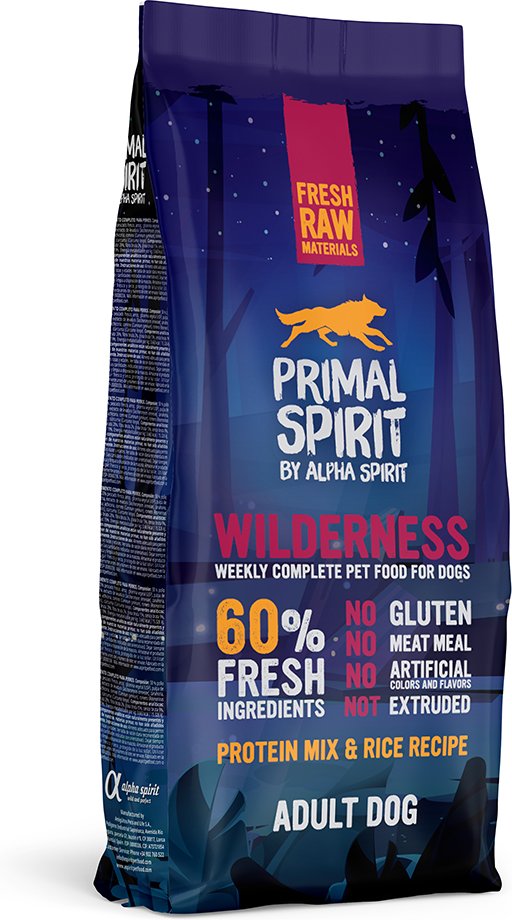 Primal Spirit 60% Wilderness Hundefutter - 12 kg