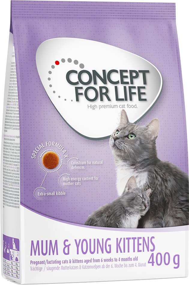 Concept for Life Mum & Young Kittens - Verbesserte Rezeptur! - 400 g