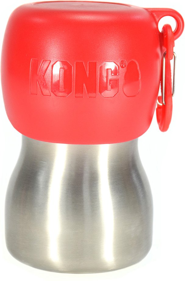 KONG H2O Edelstahlflasche - ca. 270 ml (rot)