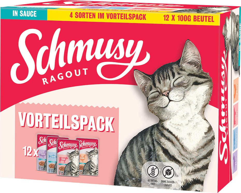 Schmusy Ragout in Sauce Mix 12 x 100 g