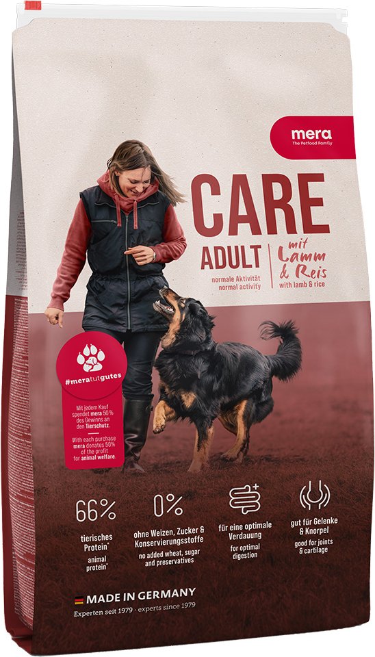 mera Care Adult mit Lamm & Reis - Sparpaket: 2 x 10 kg