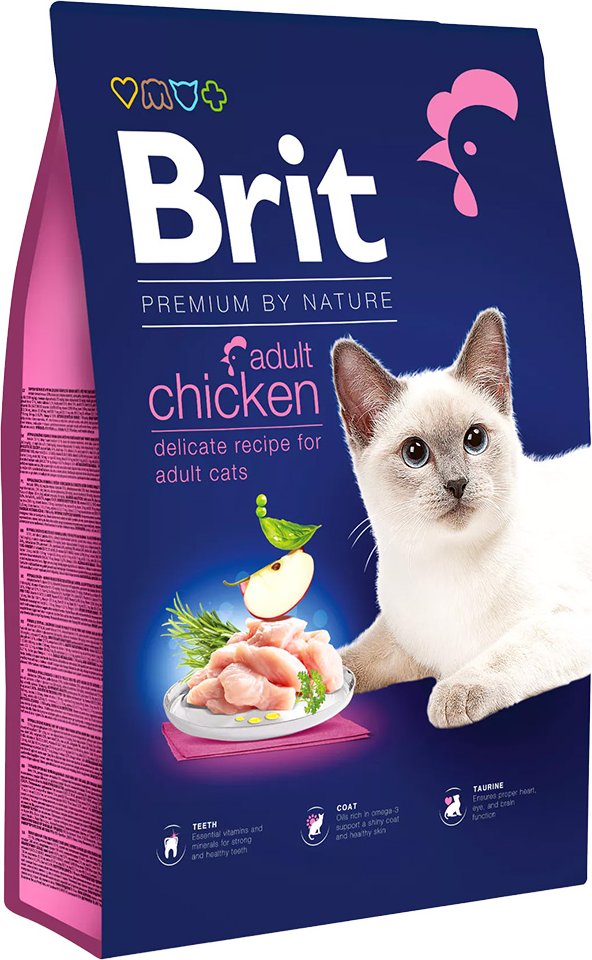 Brit Premium by Nature Cat Adult Huhn - 8 kg
