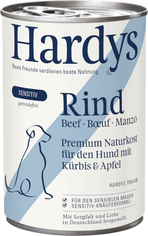 Hardys Sensitive 6 x 400 g - Rind