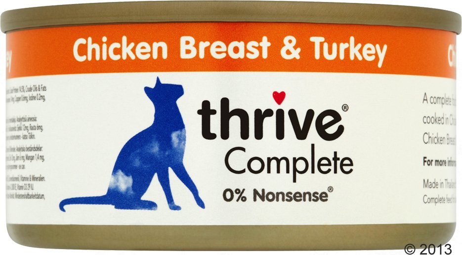 Thrive Complete 6 x 75 g - Hühnerbrust & Truthahn