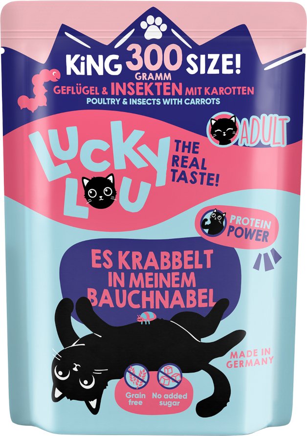 Lucky Lou Adult 300 g - Geflügel & Insekten