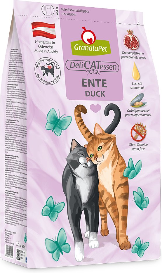 GranataPet DeliCatessen Adult Ente - Sparpaket: 2 x 1,8 kg