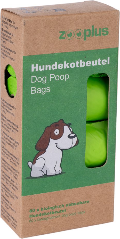 Thumbnail - Biologisch Abbaubare Hundekotbeutel, grün - 4 Rollen à 15 Beutel