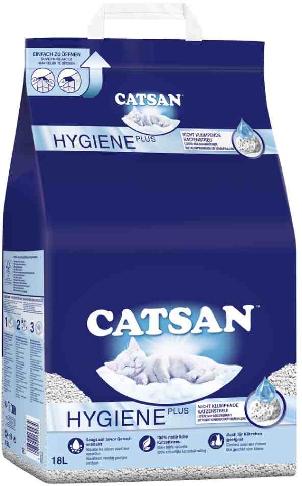 Catsan Hygiene plus Katzenstreu - 18 l
