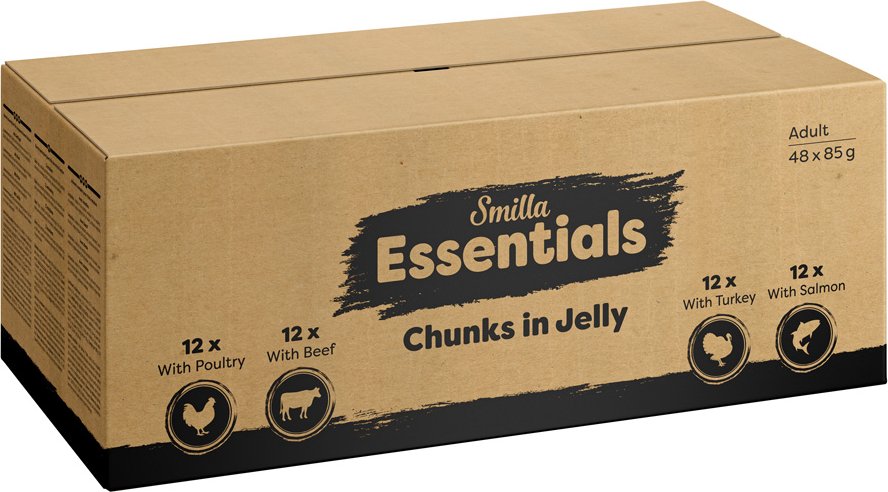 Smilla Essentials Frischebeutel Häppchen in Gelee - 48 x 85 g