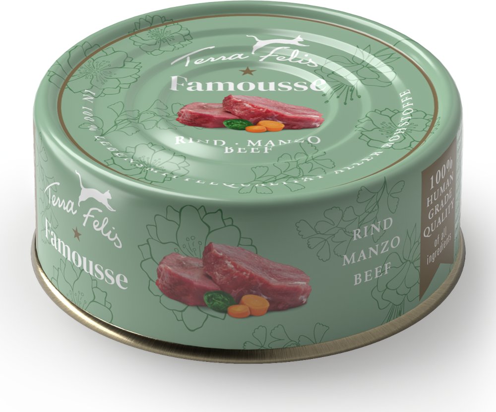 Terra Felis Famousse 12 x 80 g - Rind