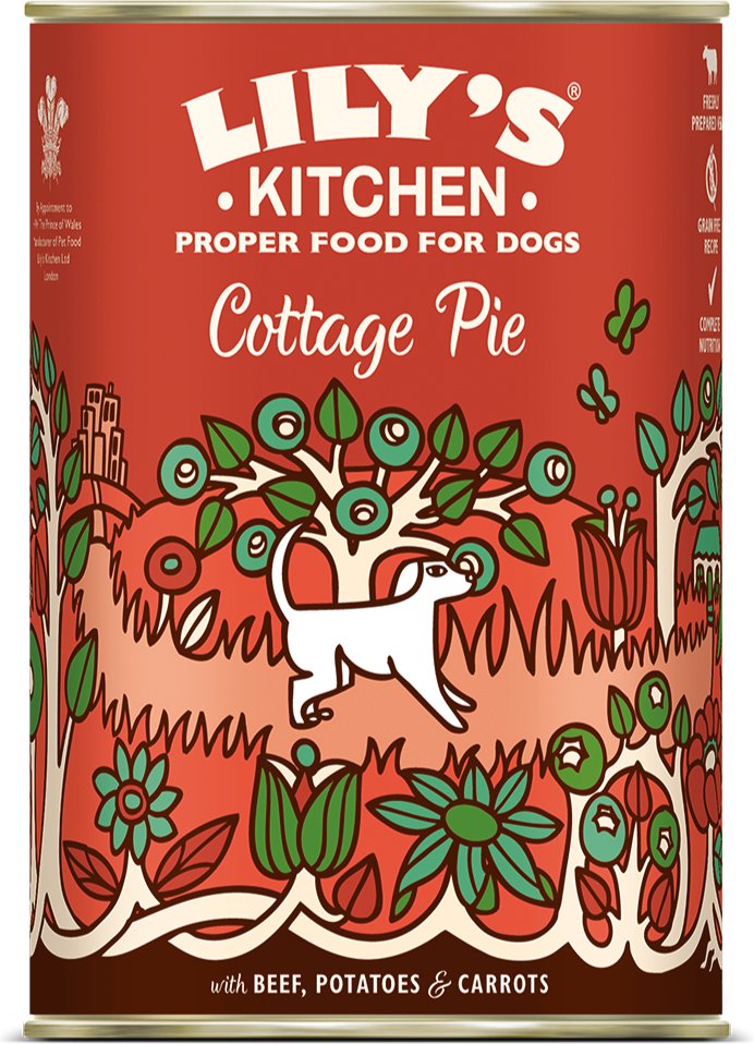 Lily's Kitchen Dinner für Hunde 6 x 400 g - Rind mit Kartoffeln & Karotten