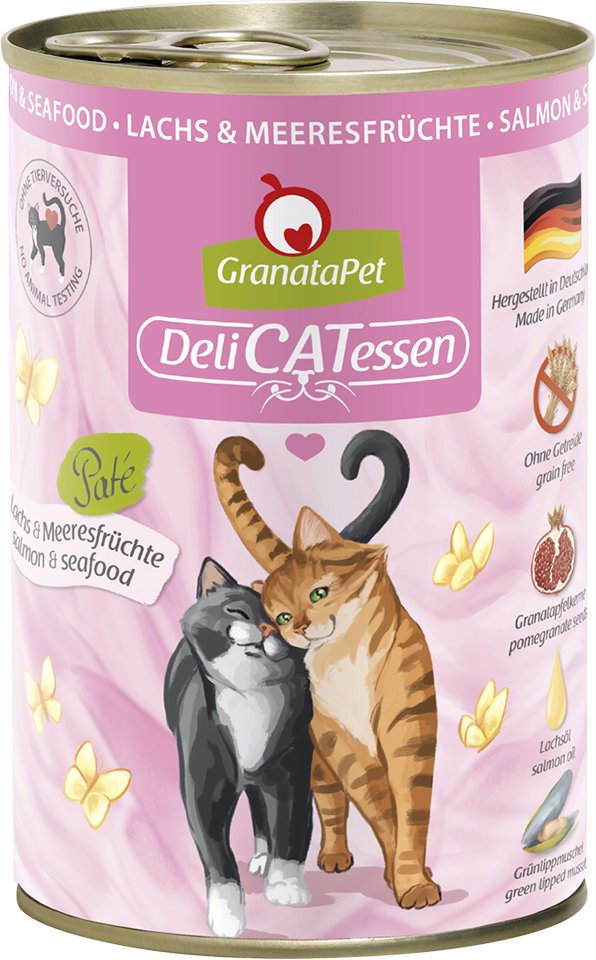 GranataPet DeliCatessen 24 x 400 g - Lachs & Meeresfrüchte