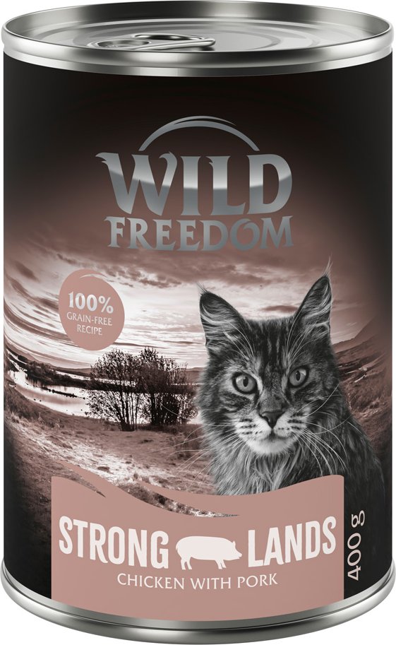 Sparpaket Wild Freedom Adult 24 x 400 g - Strong Lands - Schwein & Huhn