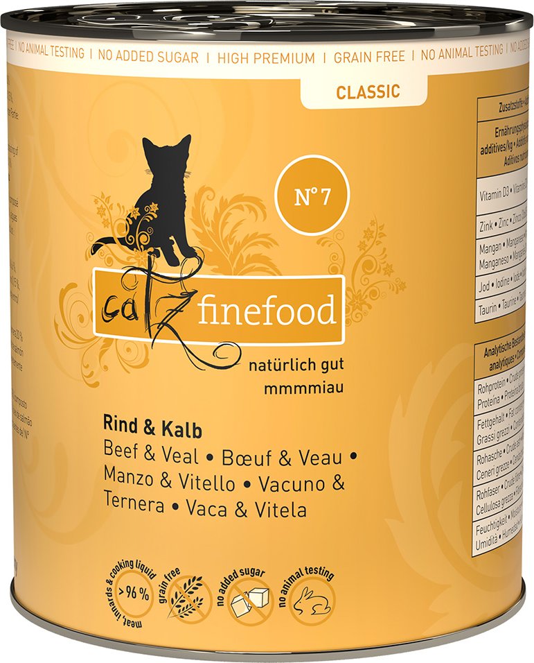Sparpaket catz finefood 12 x 800 g - Rind & Kalb