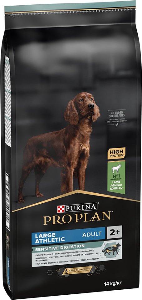 Sparpaket PURINA PRO PLAN 2 x Großgebinde - Large Adult Athletic Sensitive Digestion Lamm (2 x 14 Kg)