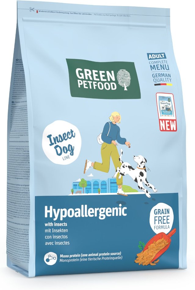 Green Petfood InsectDog Hypoallergenic mit Insekten - 3 kg