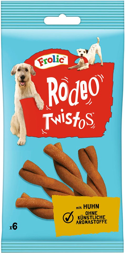 Frolic Rodeo Twistos - mit Huhn (18 x 6 Stück)