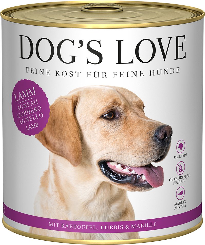 Dog´s Love Adult 6 x 800 g - Lamm