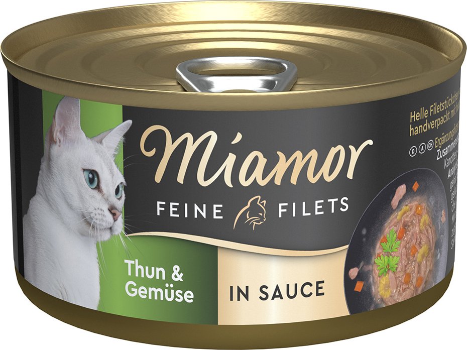Miamor Feine Filets in Soße 24 x 85 g - Thunfisch & Gemüse