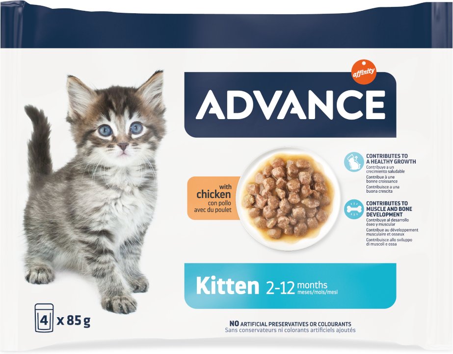 Advance Kitten Huhn - 52 x 85 g