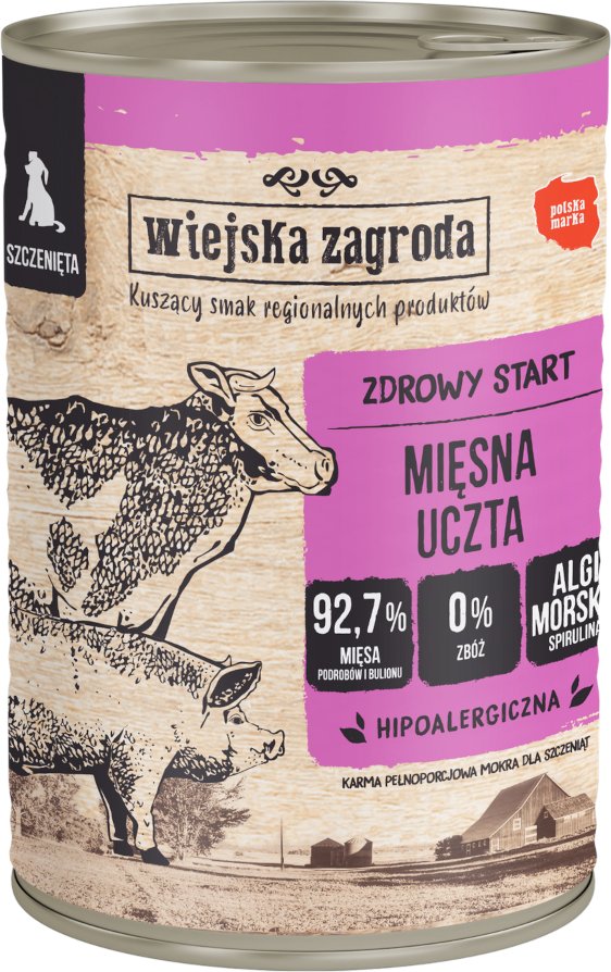 Thumbnail - Wiejska Zagroda Dog 6 x 400 g - Puppy Fleischfest