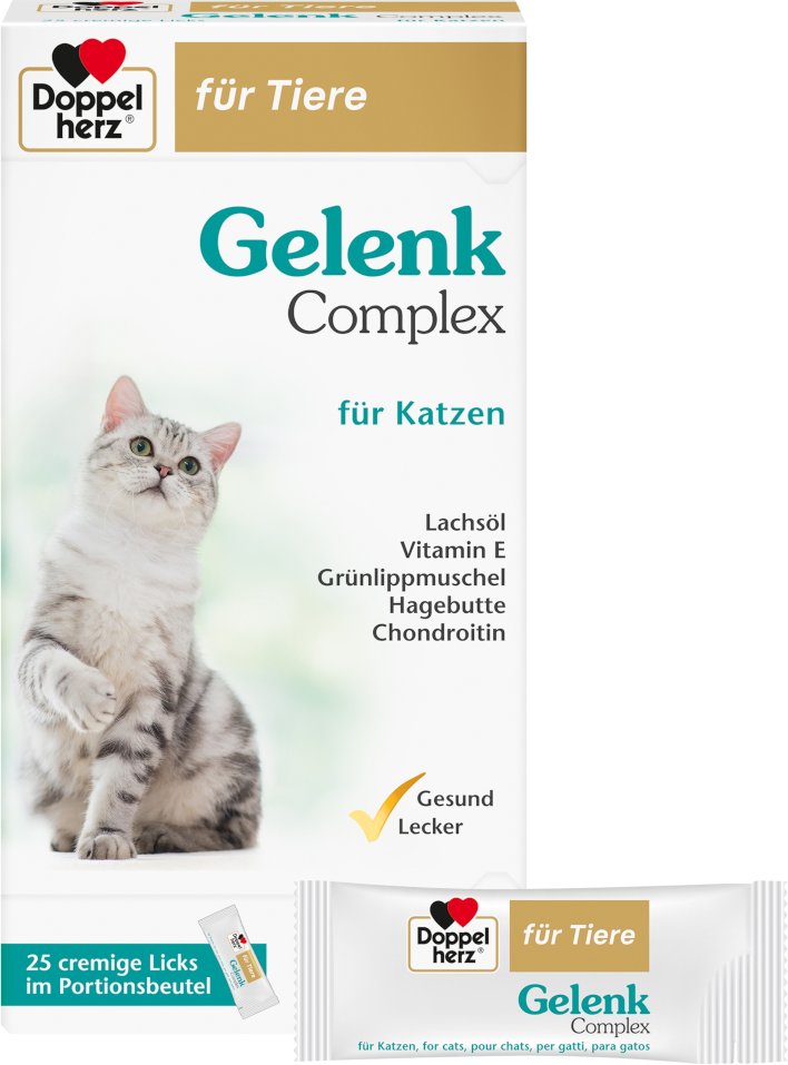 Thumbnail - Doppelherz Gelenk Complex für Katzen - 50 x 10 g