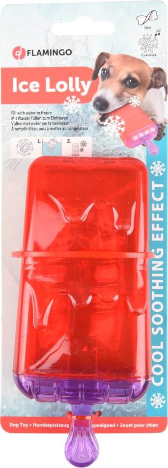 Flamingo Hundespielzeug Eis am Stil Wael - L 15,5 x B 6 x H 3,5 cm