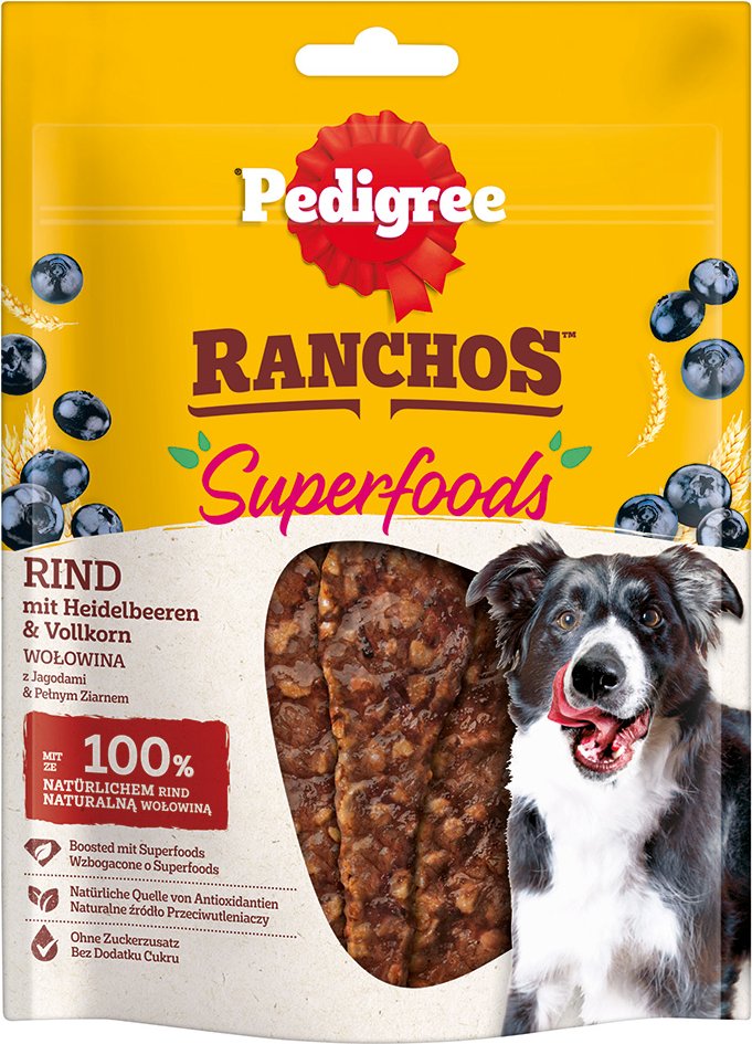 Pedigree Ranchos Superfoods - Sparpaket: Rind 7 x 70 g
