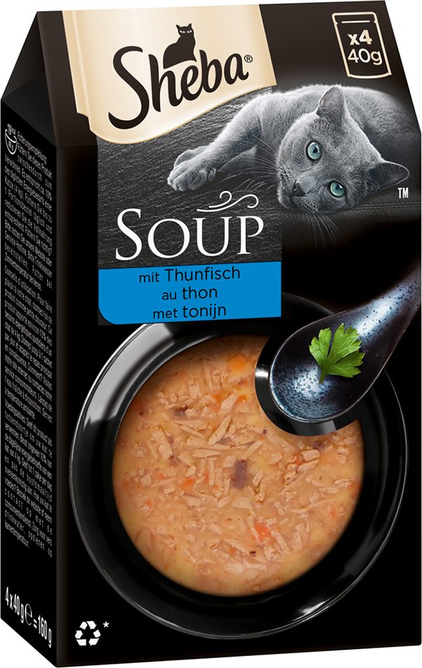 Thumbnail - Sparpaket 80 x 40 g Multipack Sheba Classic Soup Frischebeutel - mit Thunfisch
