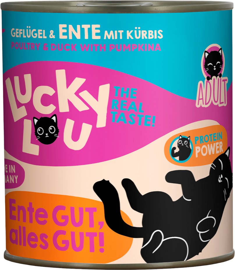 Lucky Lou Adult 6 x 800 g - Geflügel & Ente