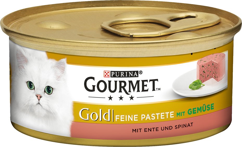 Sparpaket Gourmet Gold Feine Pastete 48 x 85 g - Ente & Spinat