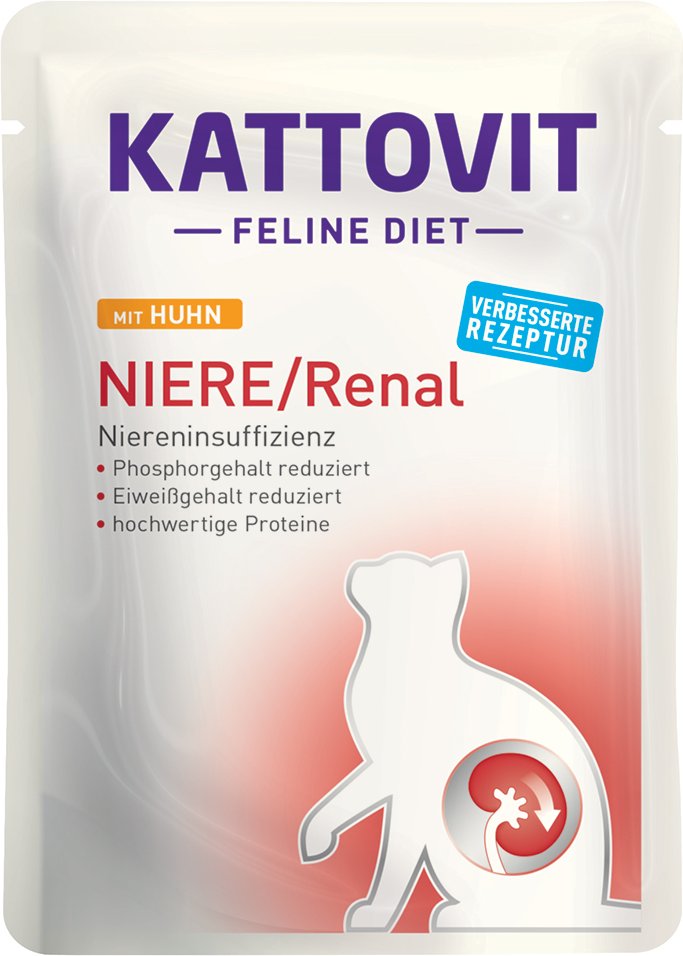 Kattovit Niere/Renal Pouches 24 x 85 g - Huhn