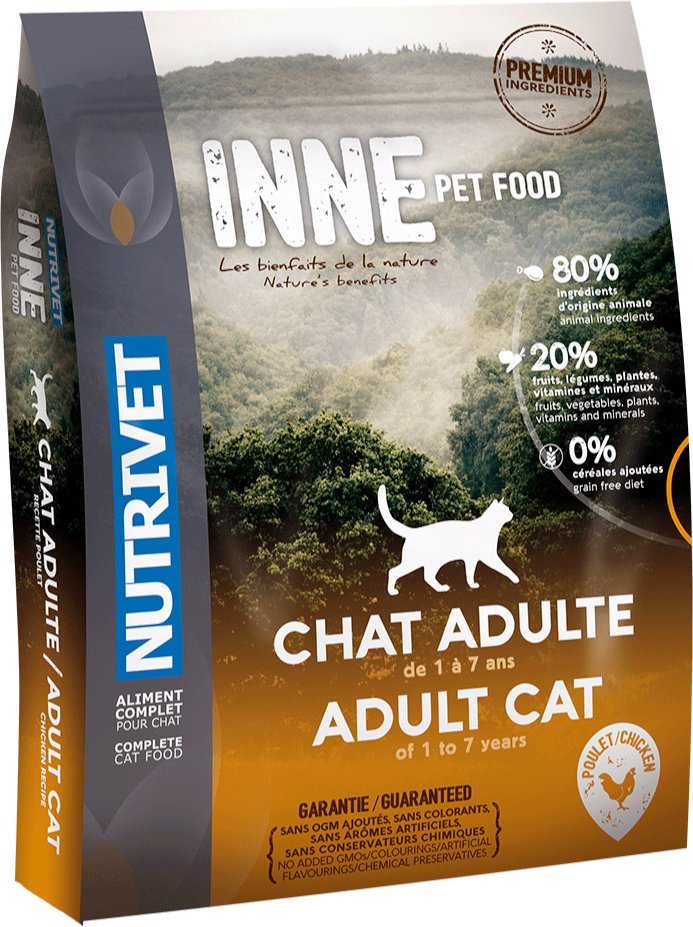 Nutrivet Inne Adult Cat mit Truthahn - Sparpaket: 2 x 6 kg