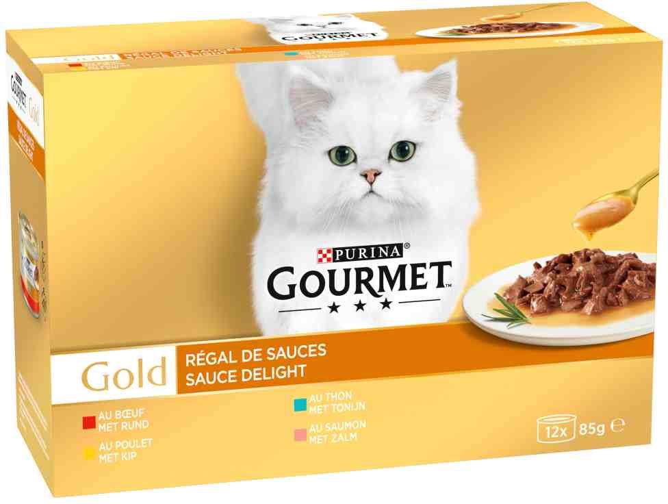 Gourmet Gold Saftig-Feine Streifen 12 x 85 g - Huhn Varianten