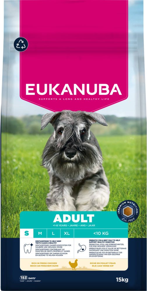 Eukanuba Premium Nutrition Adult Small Breed Huhn - Sparpaket: 2 x 15 kg