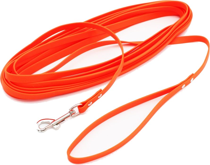 Heim BioThane® Suchleine, leuchtorange - 5 m lang, 13 mm breit