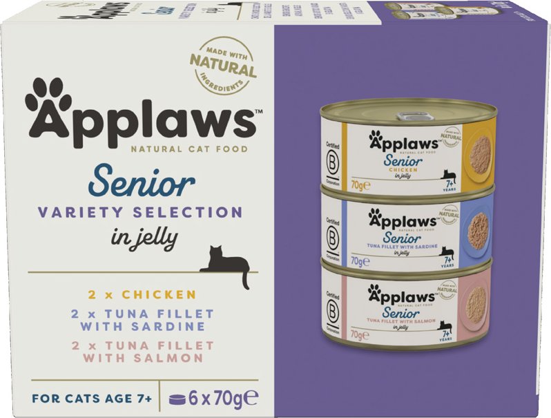 Sparpaket Applaws Senior 12 x 70 g - Mixpaket (3 Sorten)
