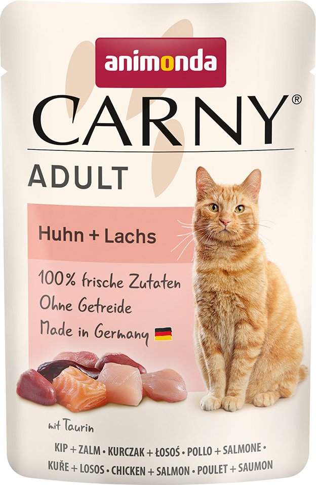 Sparpaket animonda Carny Pouch 24 x 85 g - Huhn & Lachs