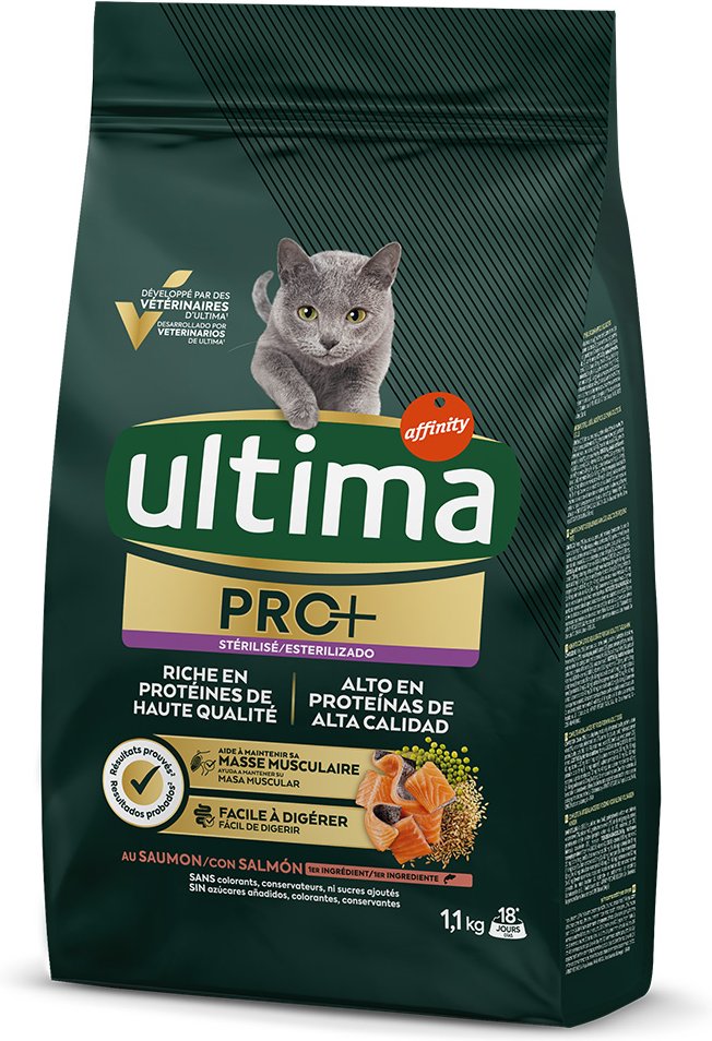 Ultima Cat PRO+ Sterilized Lachs - 1,1 kg