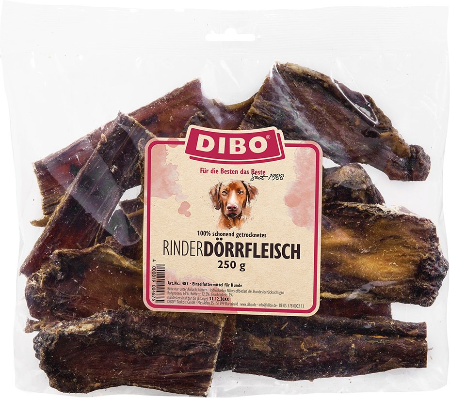 DIBO Rinder-Dörrfleisch - Sparpaket: 2 x 250 g