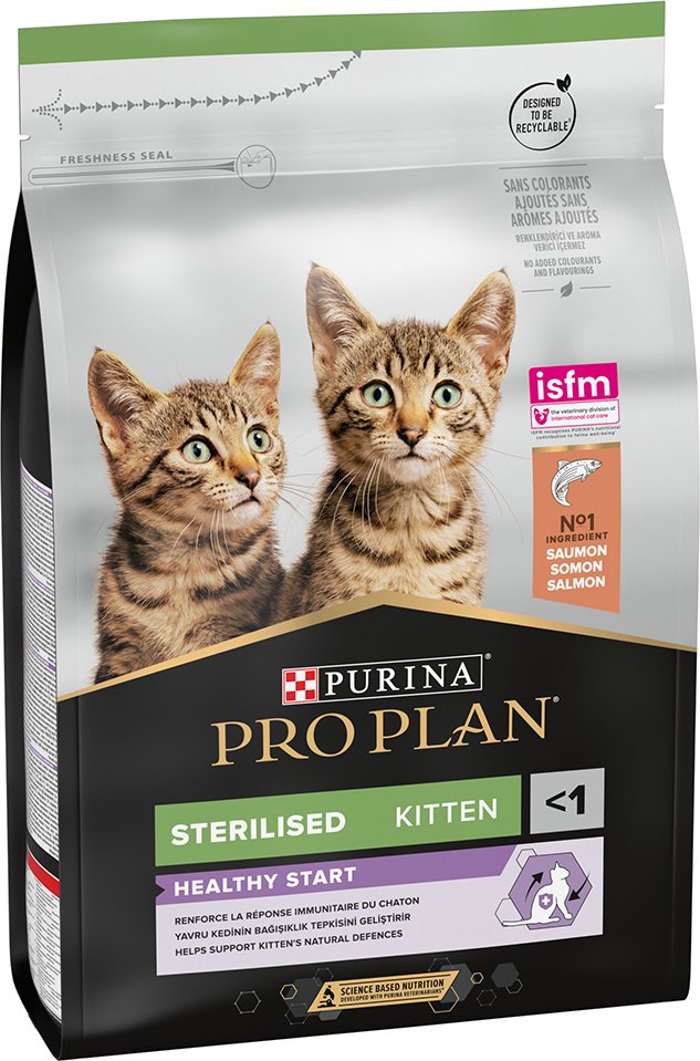 PURINA PRO PLAN Sterilised Kitten Healthy Start Lachs - 3 kg