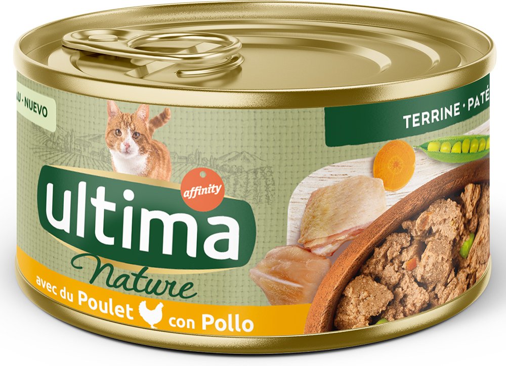 Ultima Nature Paté Katze 18 x 85 g - Huhn